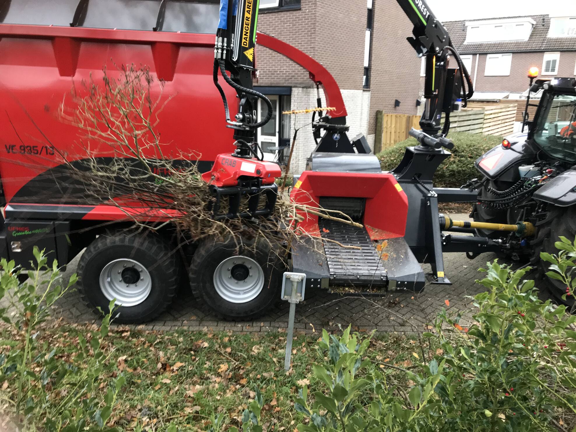 Rębak – zestaw z ciągnikiem